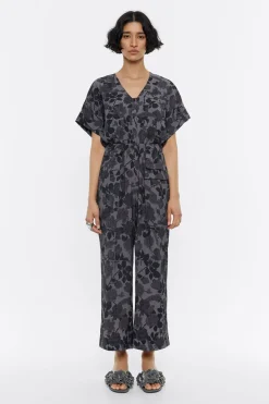 Shop BIMBA Y LOLA Mono Cargo Canary Camo Caqui