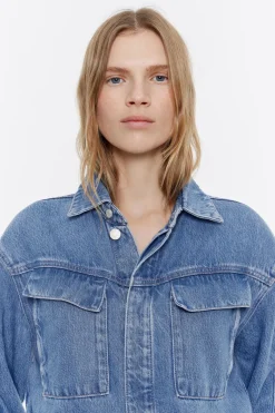 Best Sale BIMBA Y LOLA Mono Denim Cargo Azul