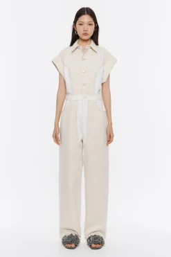 Sale BIMBA Y LOLA Mono Denim Cargo Bicolor