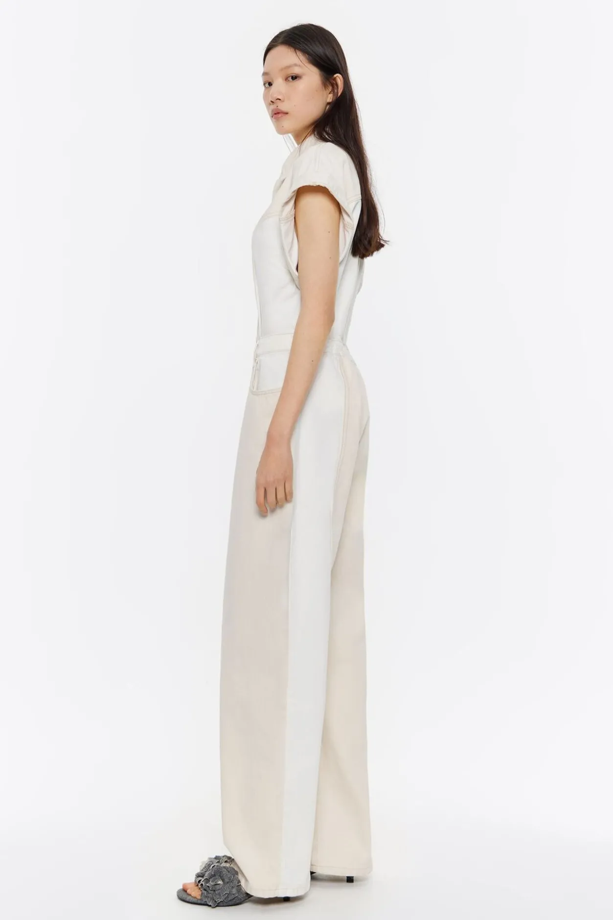 Sale BIMBA Y LOLA Mono Denim Cargo Bicolor