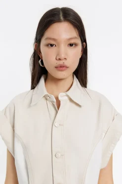 Sale BIMBA Y LOLA Mono Denim Cargo Bicolor