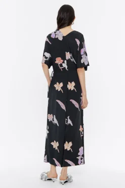 Flash Sale BIMBA Y LOLA Mono Fluido Birds Gris Oscuro