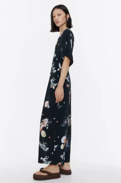 Sale BIMBA Y LOLA Mono Fluido Waves Antracita