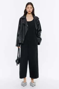 Hot BIMBA Y LOLA Mono Largo Denim Negro