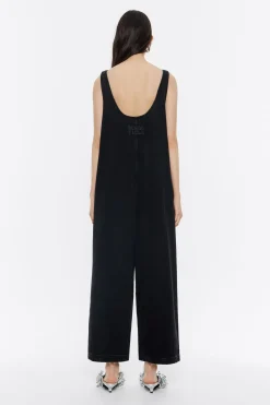 Shop BIMBA Y LOLA Mono Largo Denim Negro