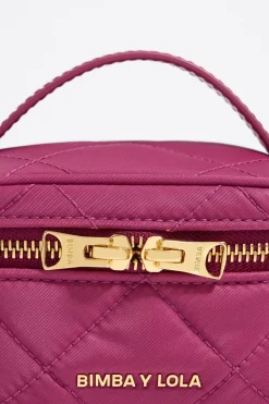 Hot BIMBA Y LOLA Neceser Maquillaje Pequeno Nylon Rosa Oscuro