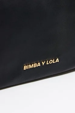 New BIMBA Y LOLA Neceser Mediano Nylon Negro