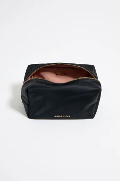 New BIMBA Y LOLA Neceser Mediano Nylon Negro