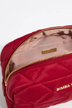 Hot BIMBA Y LOLA Neceser Mediano Nylon Rojo Oscuro