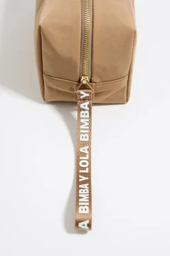 Discount BIMBA Y LOLA Neceser Mediano Nylon Tostado