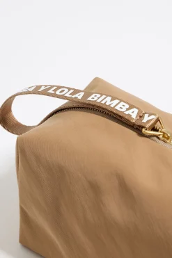 Discount BIMBA Y LOLA Neceser Mediano Nylon Tostado