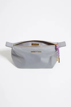 Best Sale BIMBA Y LOLA Neceser Trapecio Pequeno Nylon Lila Empolvado