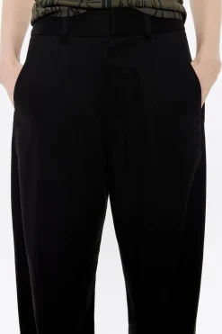 Fashion BIMBA Y LOLA Pantalon Barrel Lana Negro