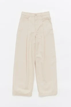 Hot BIMBA Y LOLA Pantalon Denim Pinzas Crudo