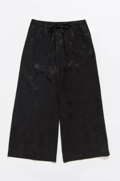 Flash Sale BIMBA Y LOLA Pantalon Jogger Jacquard Mirrors Negro