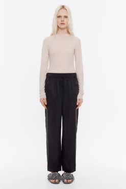 Sale BIMBA Y LOLA Pantalon Jogger Tobillero Negro Lavado