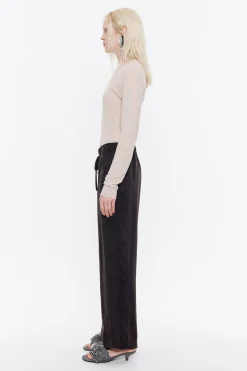 Sale BIMBA Y LOLA Pantalon Jogger Tobillero Negro Lavado