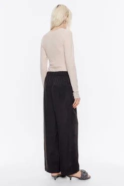 Sale BIMBA Y LOLA Pantalon Jogger Tobillero Negro Lavado