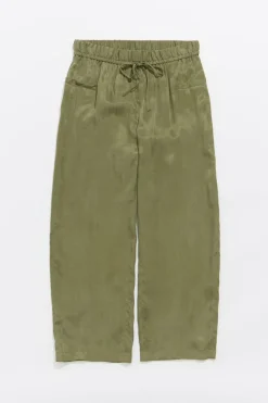 Store BIMBA Y LOLA Pantalon Jogger Tobillero Caqui Lavado