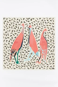 Cheap BIMBA Y LOLA Panuelo Acuarela Patos Y Peces Blanco