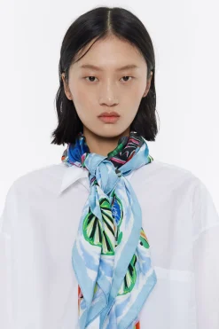 Sale BIMBA Y LOLA Panuelo Bodegon Marco Caracolas Antracita