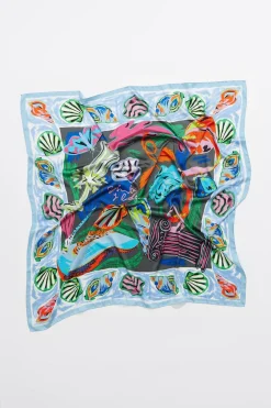 Sale BIMBA Y LOLA Panuelo Bodegon Marco Caracolas Antracita