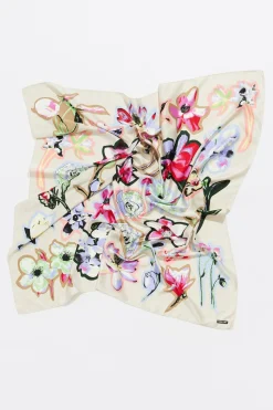 Best BIMBA Y LOLA Panuelo Flores Blanco