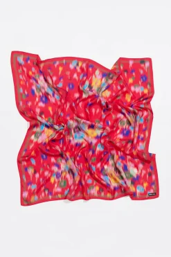 Cheap BIMBA Y LOLA Panuelo Flores Difuminadas En Grupos Fresa