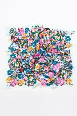 Hot BIMBA Y LOLA Panuelo Flores Rotulador Menta