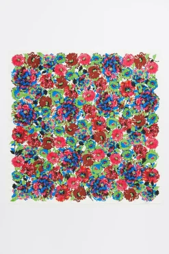 Best Sale BIMBA Y LOLA Panuelo Flores Rotulador Blanco