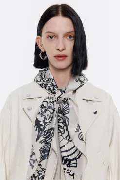 Cheap BIMBA Y LOLA Panuelo Fondo Del Mar Antracita