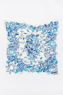 Cheap BIMBA Y LOLA Panuelo Fondo Del Mar Azul