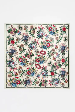 Hot BIMBA Y LOLA Panuelo Jardin Blanco Roto