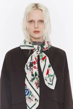 Hot BIMBA Y LOLA Panuelo Jardin Blanco Roto