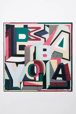 Shop BIMBA Y LOLA Panuelo Logo Geometrico 3D Multicolor