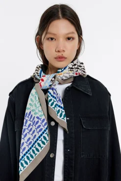 Fashion BIMBA Y LOLA Panuelo Peces Beige