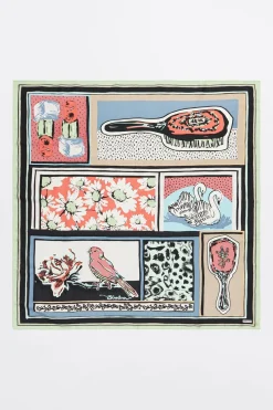 Outlet BIMBA Y LOLA Panuelo Peines Vintage Beige