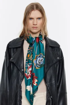 Discount BIMBA Y LOLA Panuelo Ramo De Flores Verde