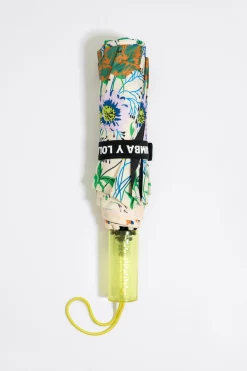 Discount BIMBA Y LOLA Paraguas Flores Amarillo Claro