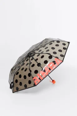 Discount BIMBA Y LOLA Paraguas Vinilo Lunares Negro