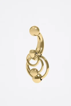 Cheap BIMBA Y LOLA Pendientes Aro Arandelas Dorado