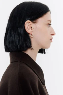 Online BIMBA Y LOLA Pendientes Aro Corazon Plateados