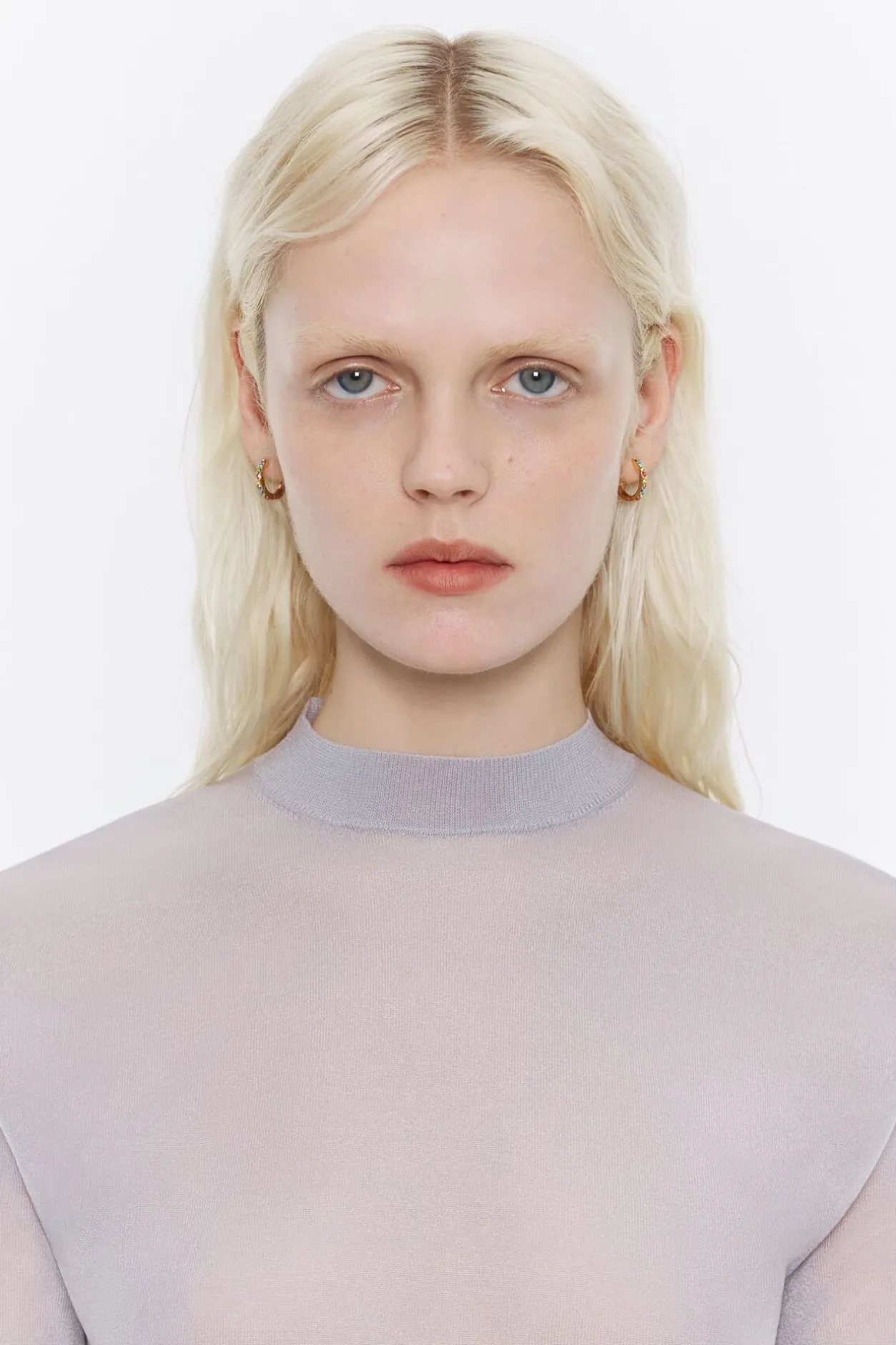 Discount BIMBA Y LOLA Pendientes Aro Dorado Cristales