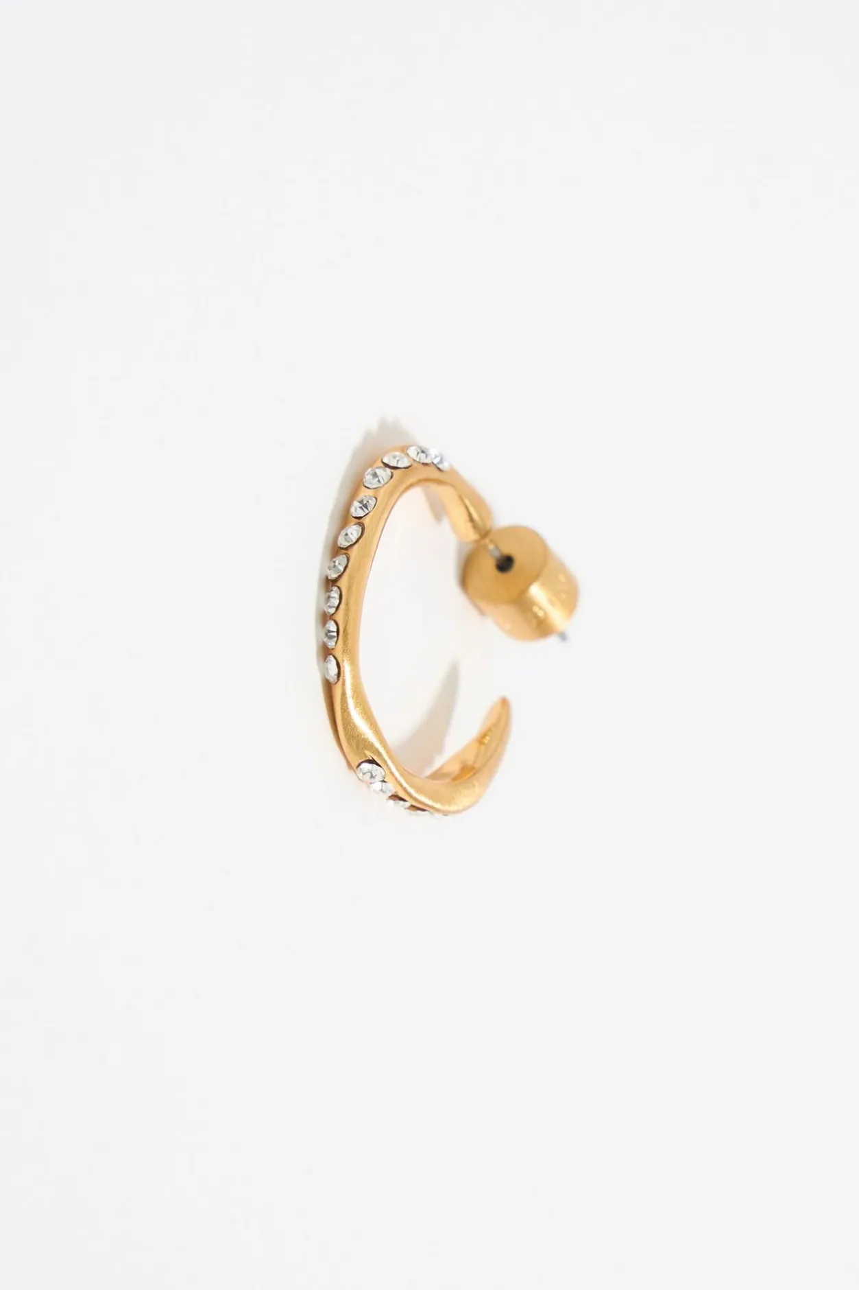 Cheap BIMBA Y LOLA Pendientes Aro Dorado Mate Y Cristales