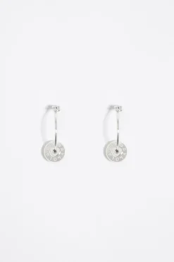 Best BIMBA Y LOLA Pendientes Aro Logo Candy Corazon Plata