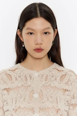 Fashion BIMBA Y LOLA Pendientes Aro Piedras Multicolores