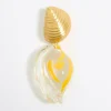 Shop BIMBA Y LOLA Pendientes Caracolas Resina Y Metal Dorados
