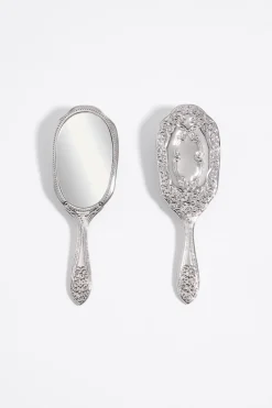 Store BIMBA Y LOLA Pendientes Espejos Plateados