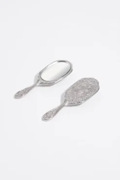 Store BIMBA Y LOLA Pendientes Espejos Plateados