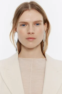 Store BIMBA Y LOLA Pendientes Espejos Plateados